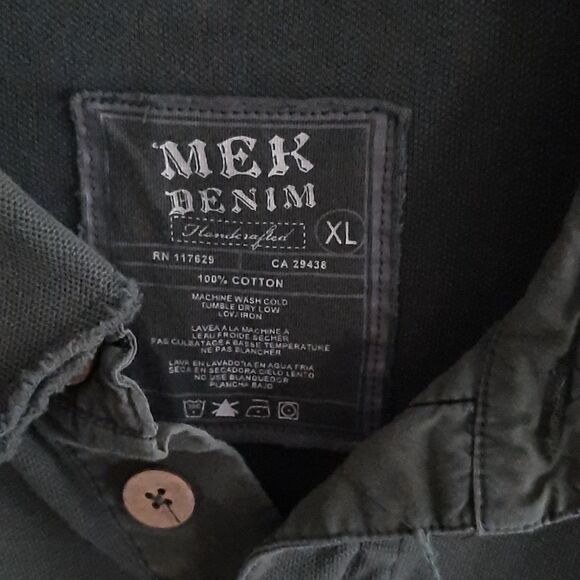 MEK DENIM rough edge shirt - Picture 2 of 8